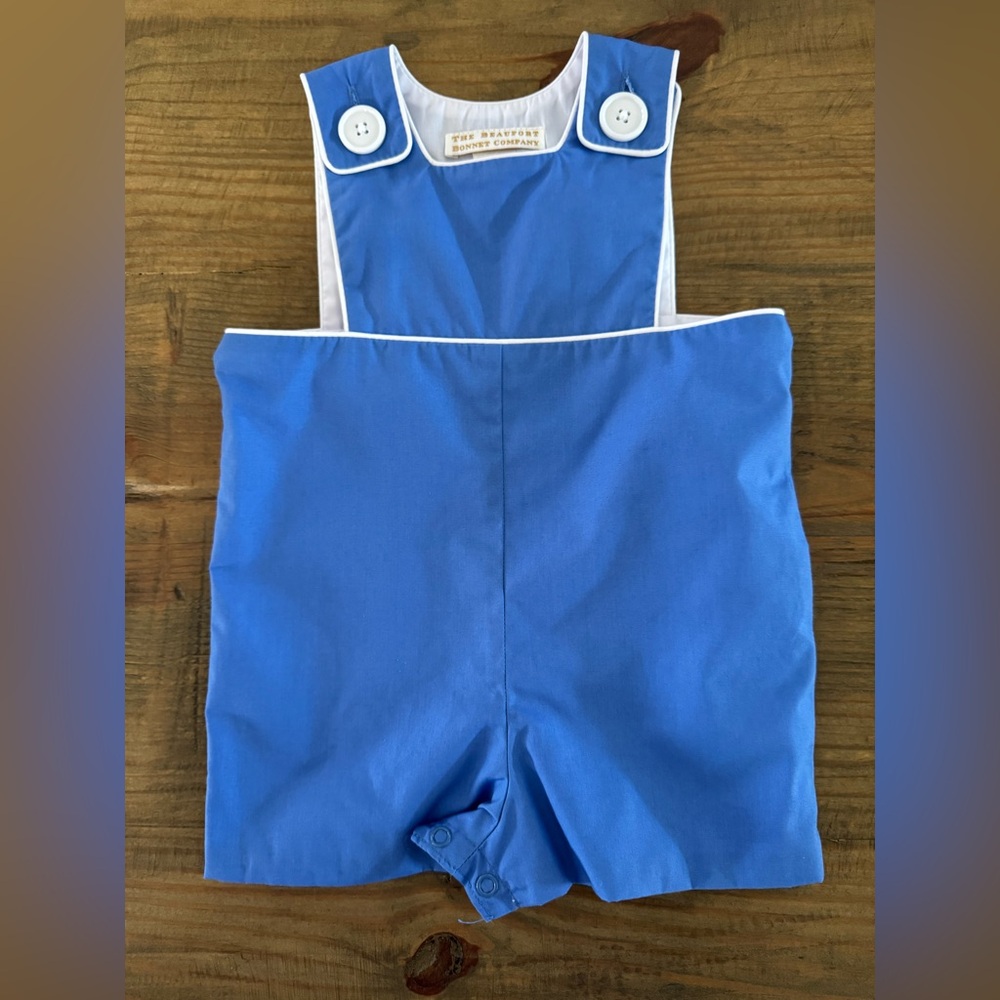 Beaufort Bonnet Blue Baby Romper